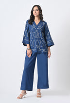 DENIM BLUE COTTON CO-ORD SET