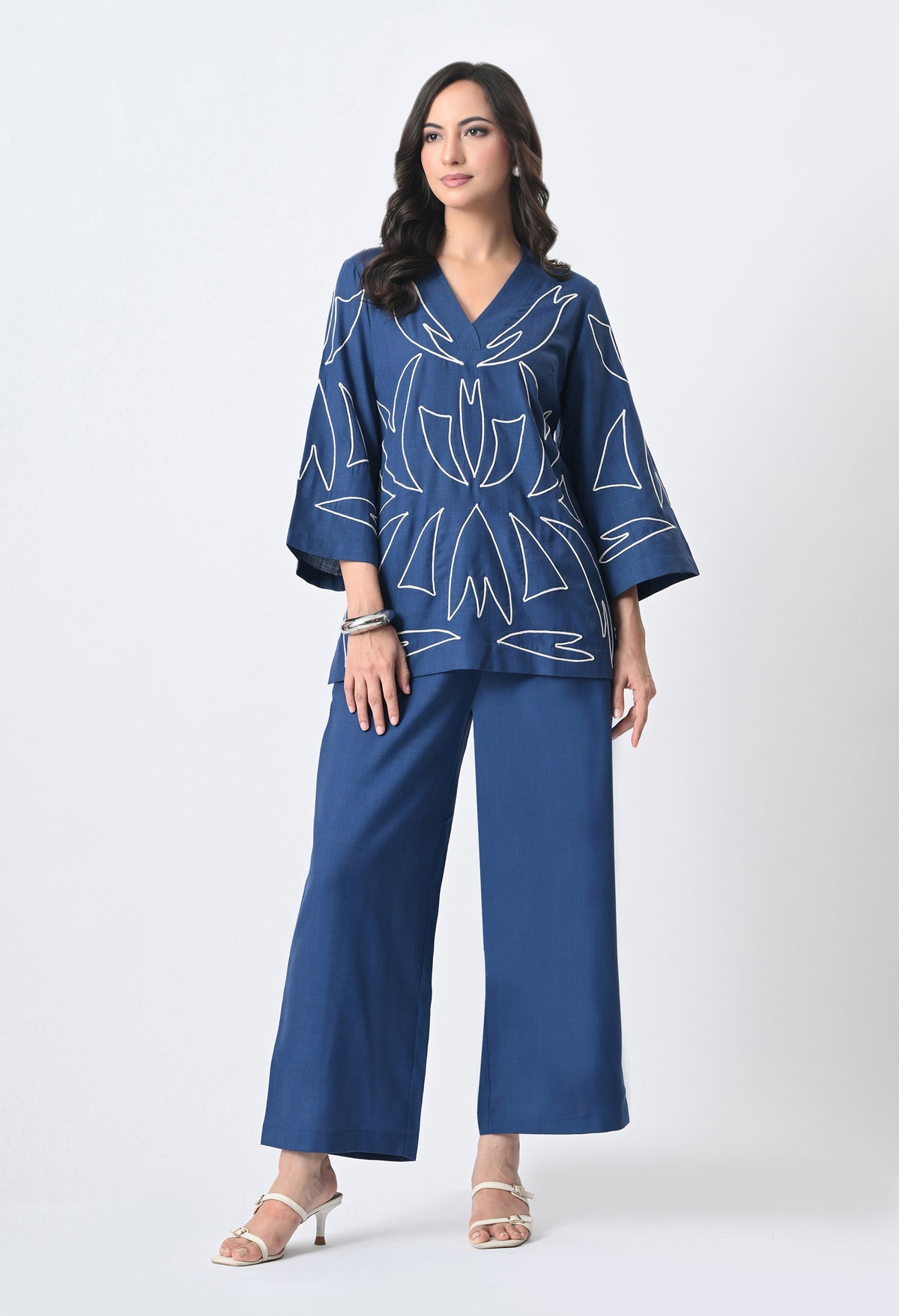 DENIM BLUE COTTON CO-ORD SET