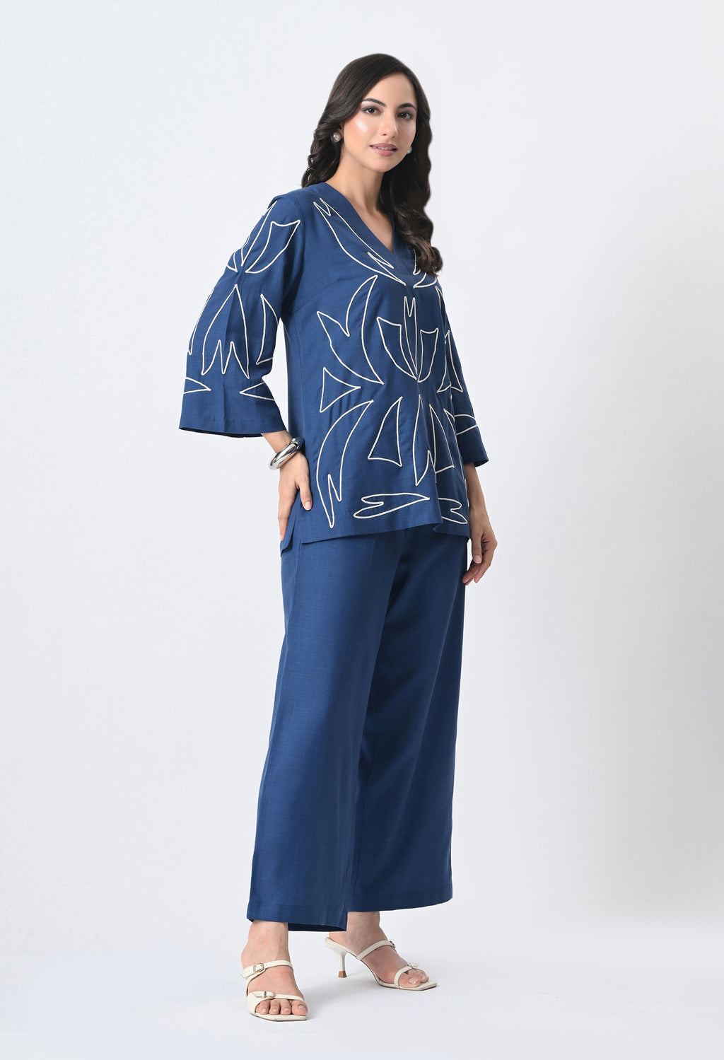DENIM BLUE COTTON CO-ORD SET