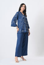 DENIM BLUE COTTON CO-ORD SET