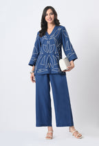 DENIM BLUE COTTON CO-ORD SET