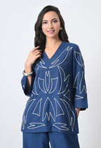 DENIM BLUE COTTON CO-ORD SET