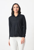 BLACK RAYON SHIRT