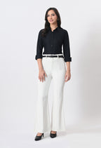 BLACK RAYON SHIRT
