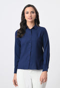 BLUE RAYON SHIRT