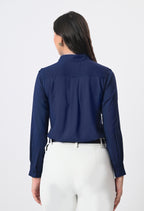 BLUE RAYON SHIRT