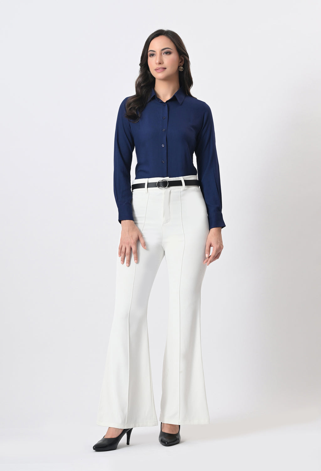 BLUE RAYON SHIRT