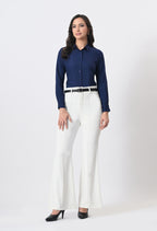 BLUE RAYON SHIRT