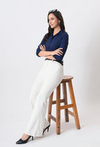 BLUE RAYON SHIRT