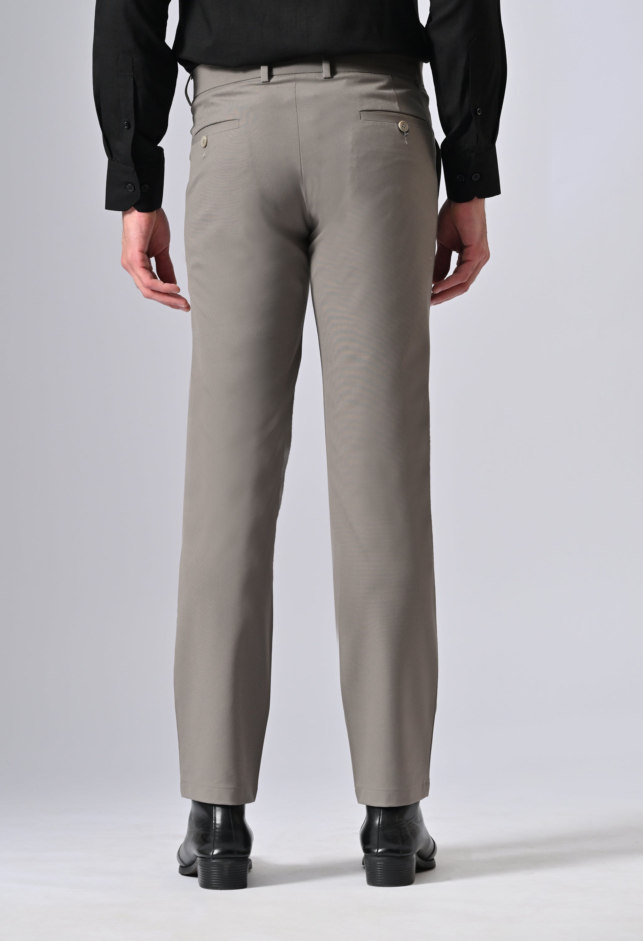 4D FLEX TROUSER - GREIGE