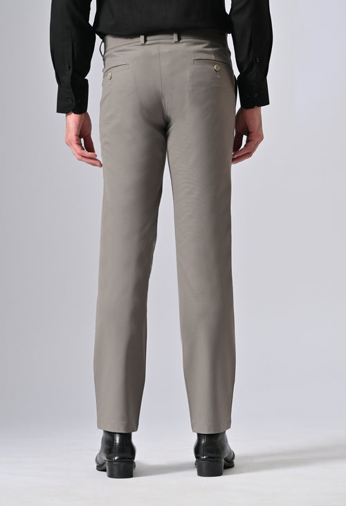 4D FLEX TROUSER - GREIGE