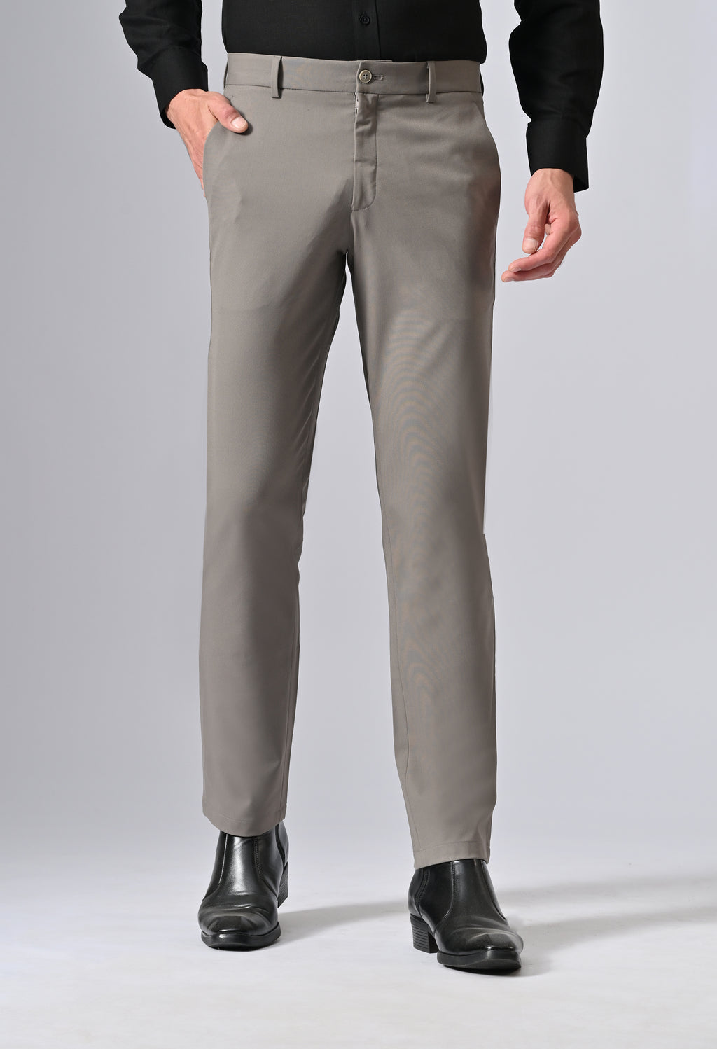 4D FLEX TROUSER - GREIGE