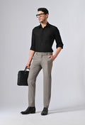 4D FLEX TROUSER - GREIGE