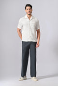 LINEN RELAX FIT TROUSER - Royal Blue