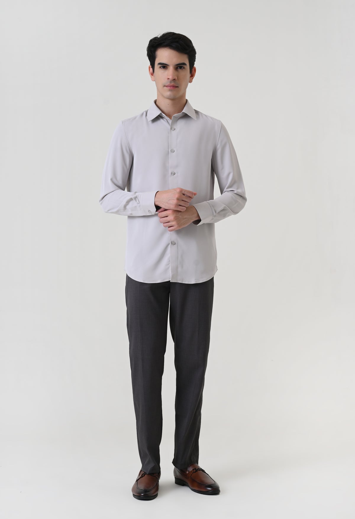 Wrinkle Free Shirt - Silver