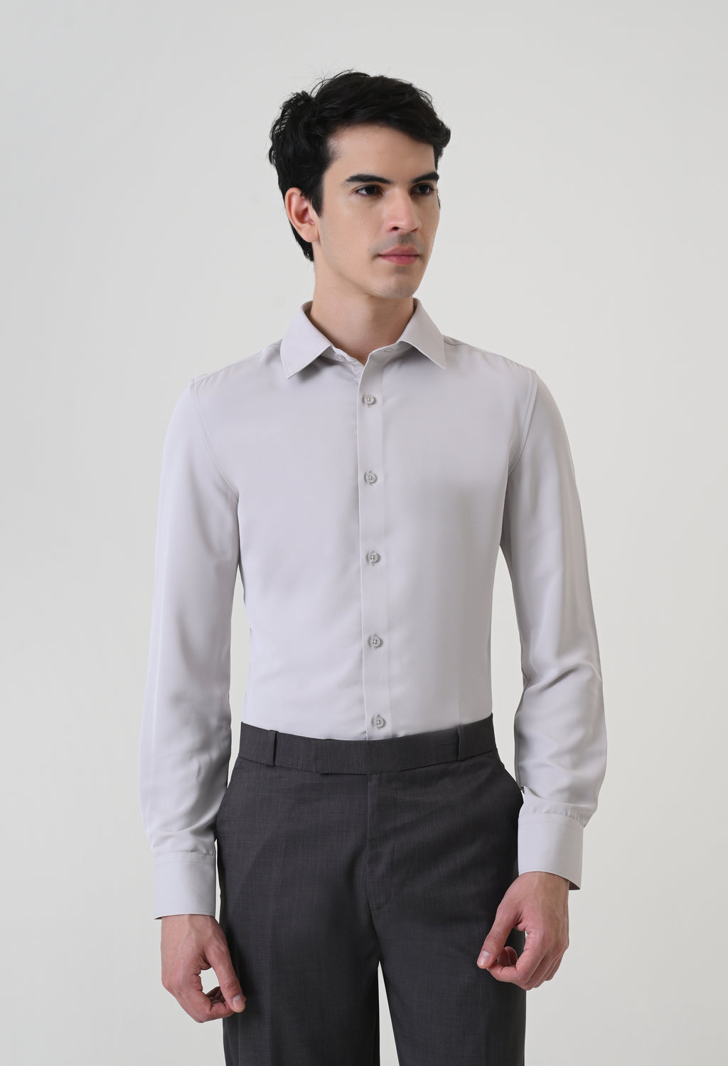 Wrinkle Free Shirt - Silver