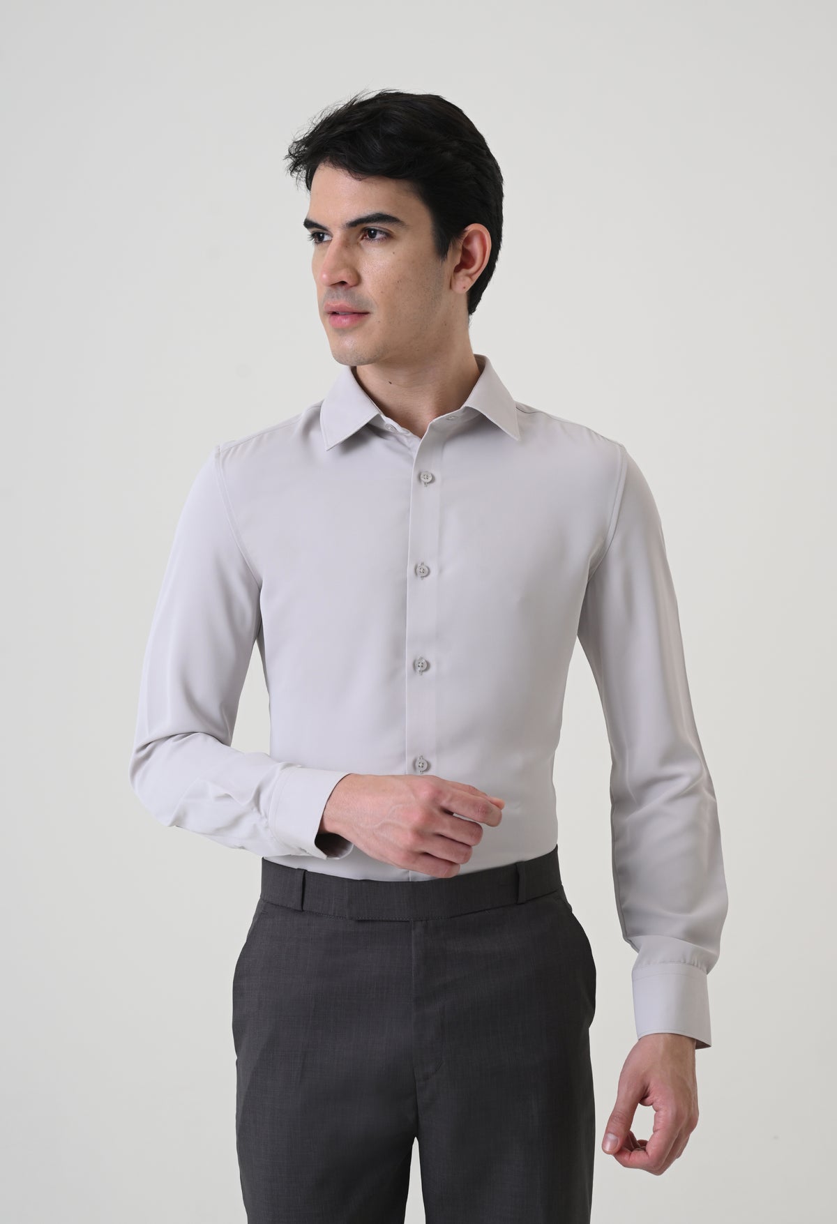 Wrinkle Free Shirt - Silver