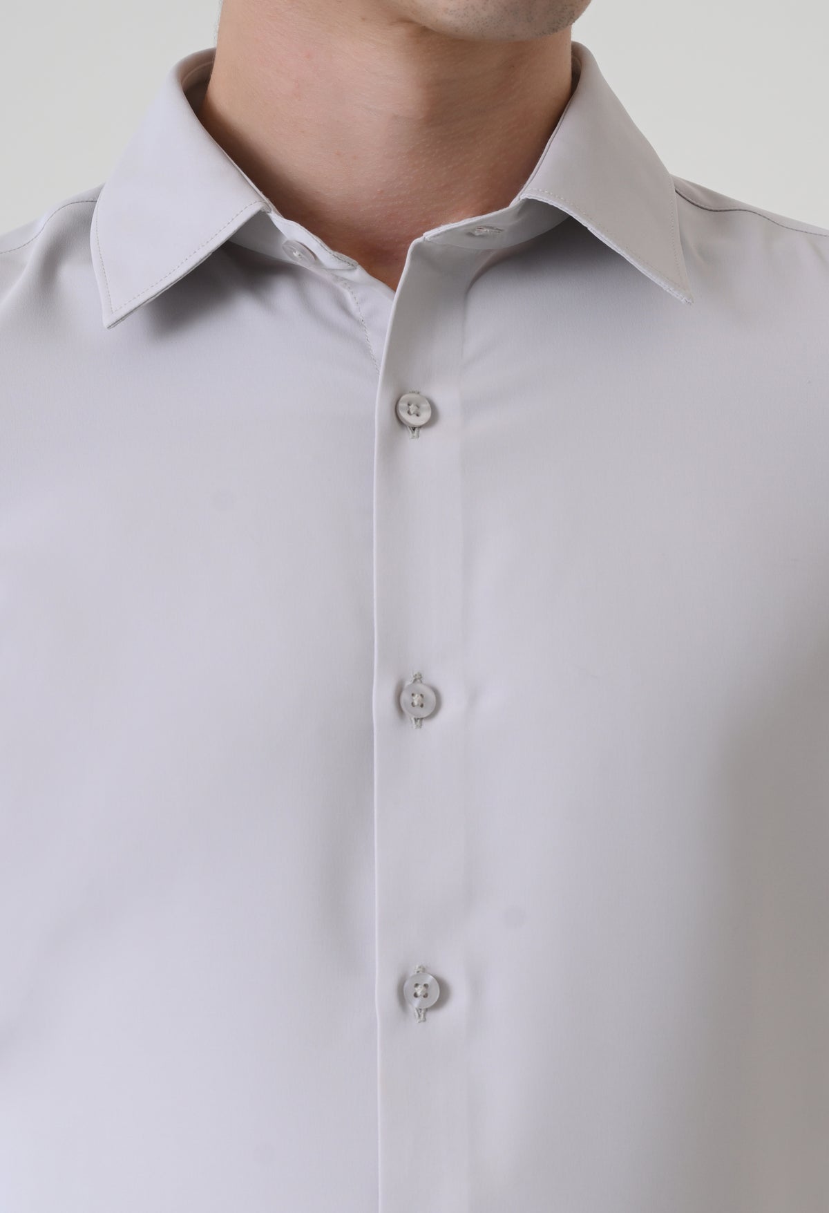 Wrinkle Free Shirt - Silver