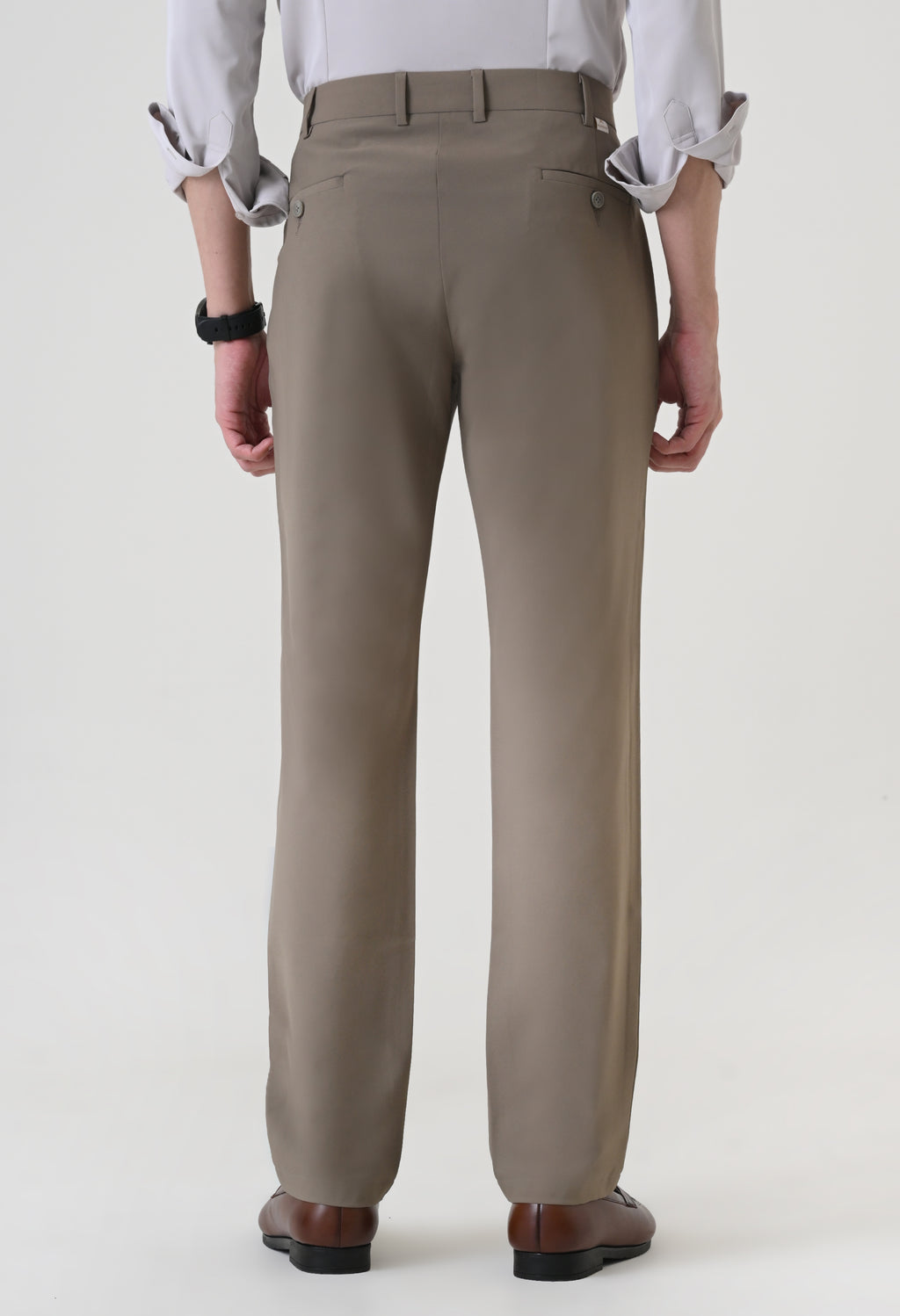 4 Way Stretch Trouser - Dark Beige