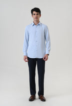 Wrinkle Free Shirt - Sky Blue