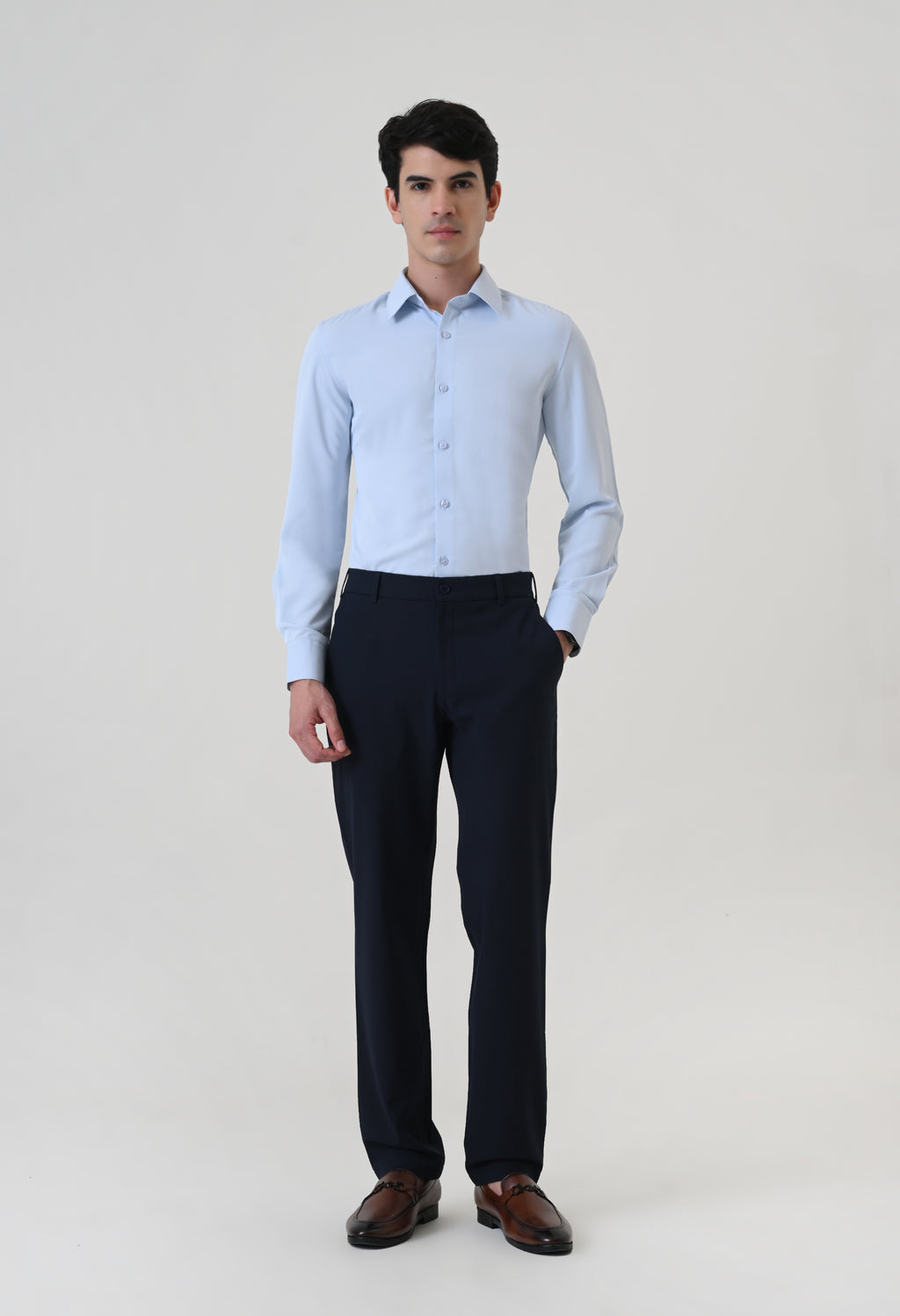 4 Way Stretch Trouser - Navy Blue
