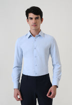 Wrinkle Free Shirt - Sky Blue