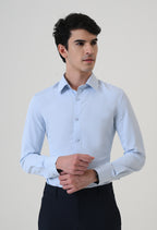 Wrinkle Free Shirt - Sky Blue