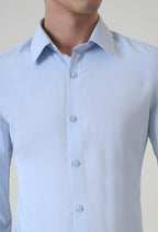 Wrinkle Free Shirt - Sky Blue
