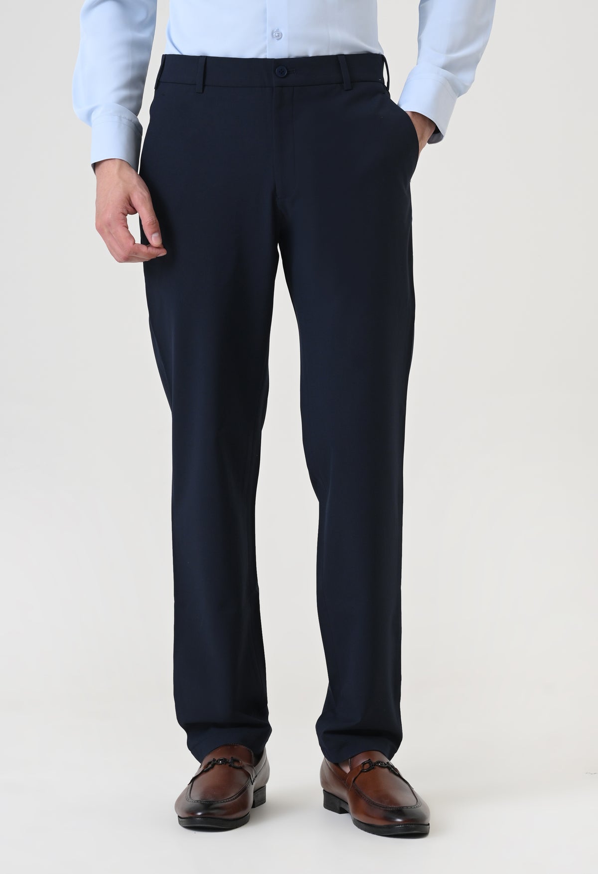 4 Way Stretch Trouser - Navy Blue