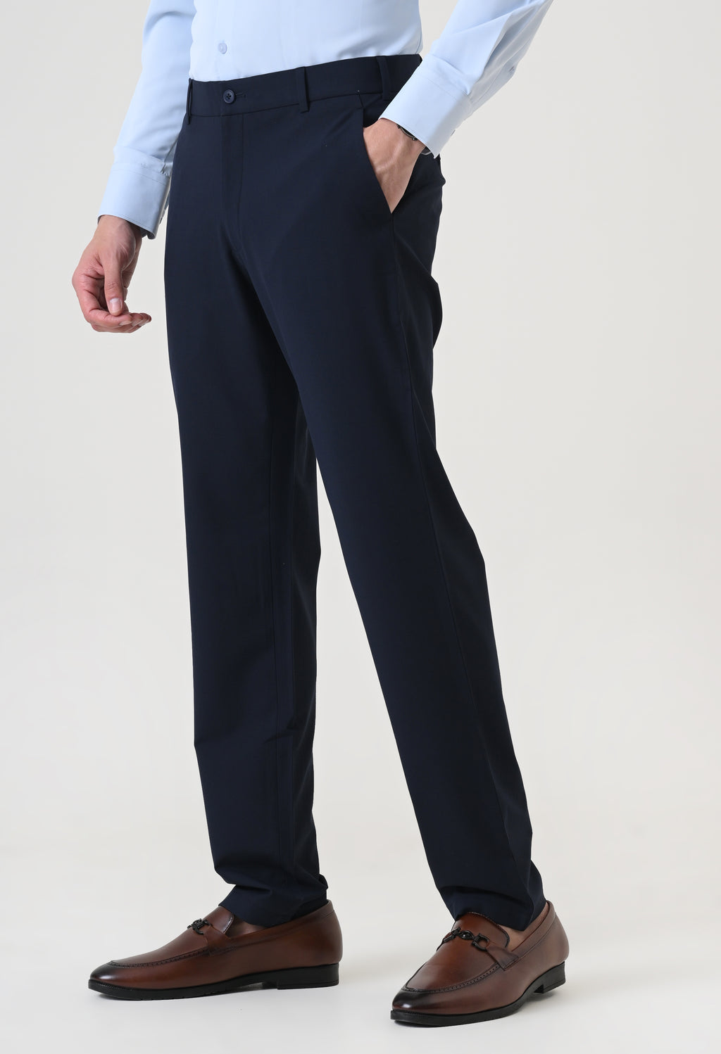 4 Way Stretch Trouser - Navy Blue