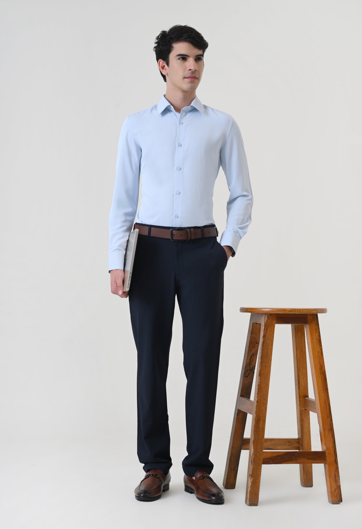 4 Way Stretch Trouser - Navy Blue
