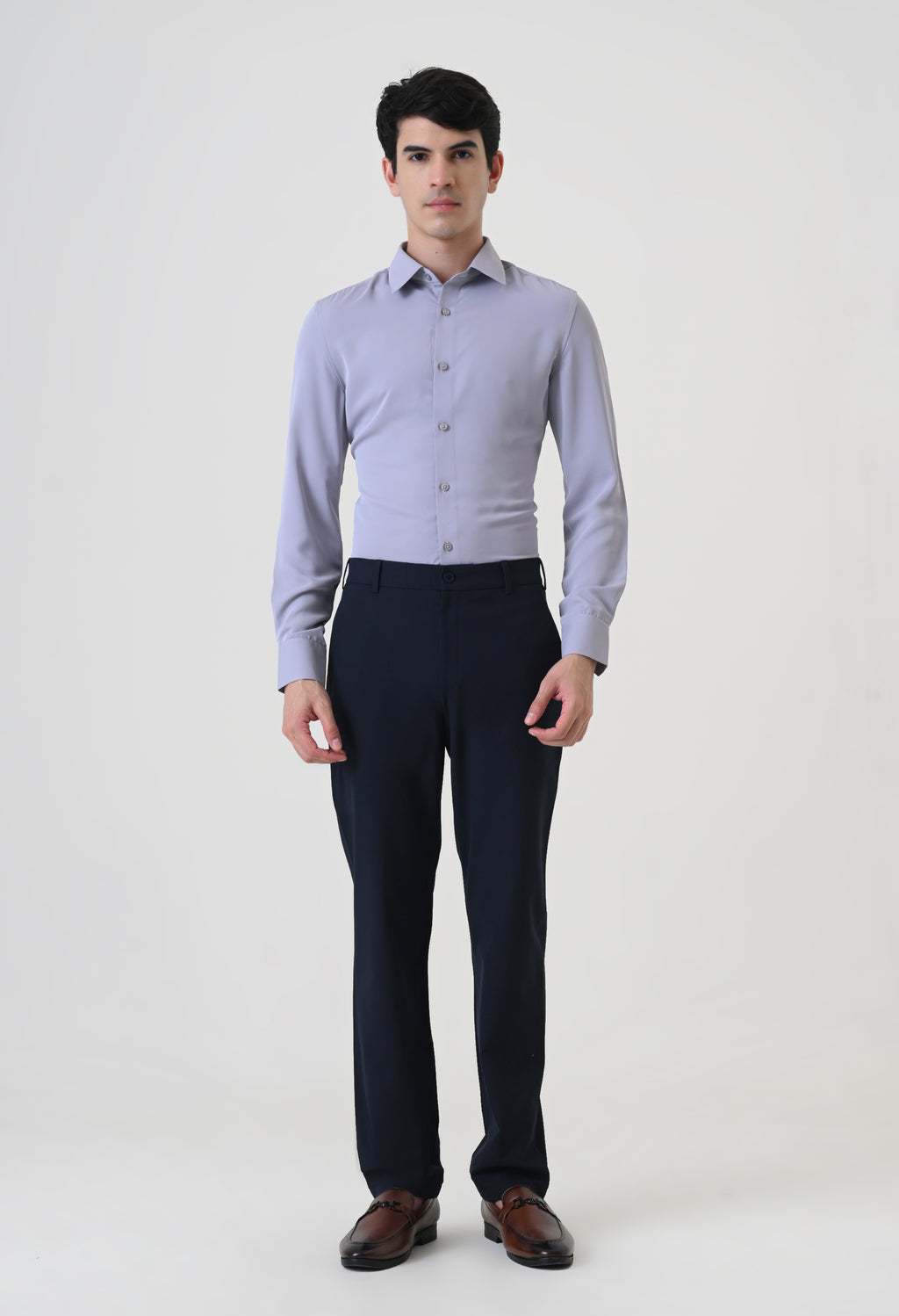 Wrinkle Free Shirt - Grey