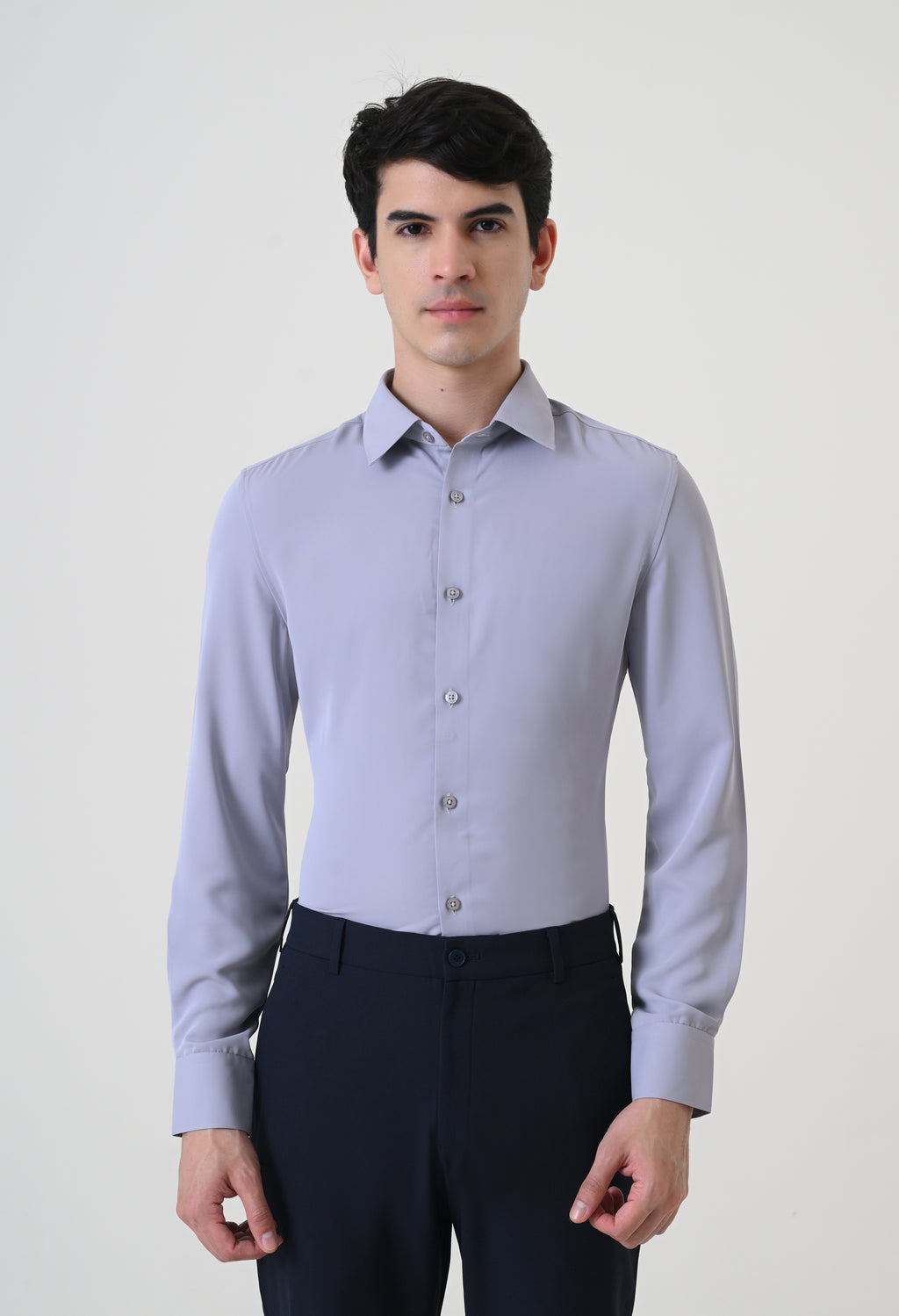 Wrinkle Free Shirt - Grey