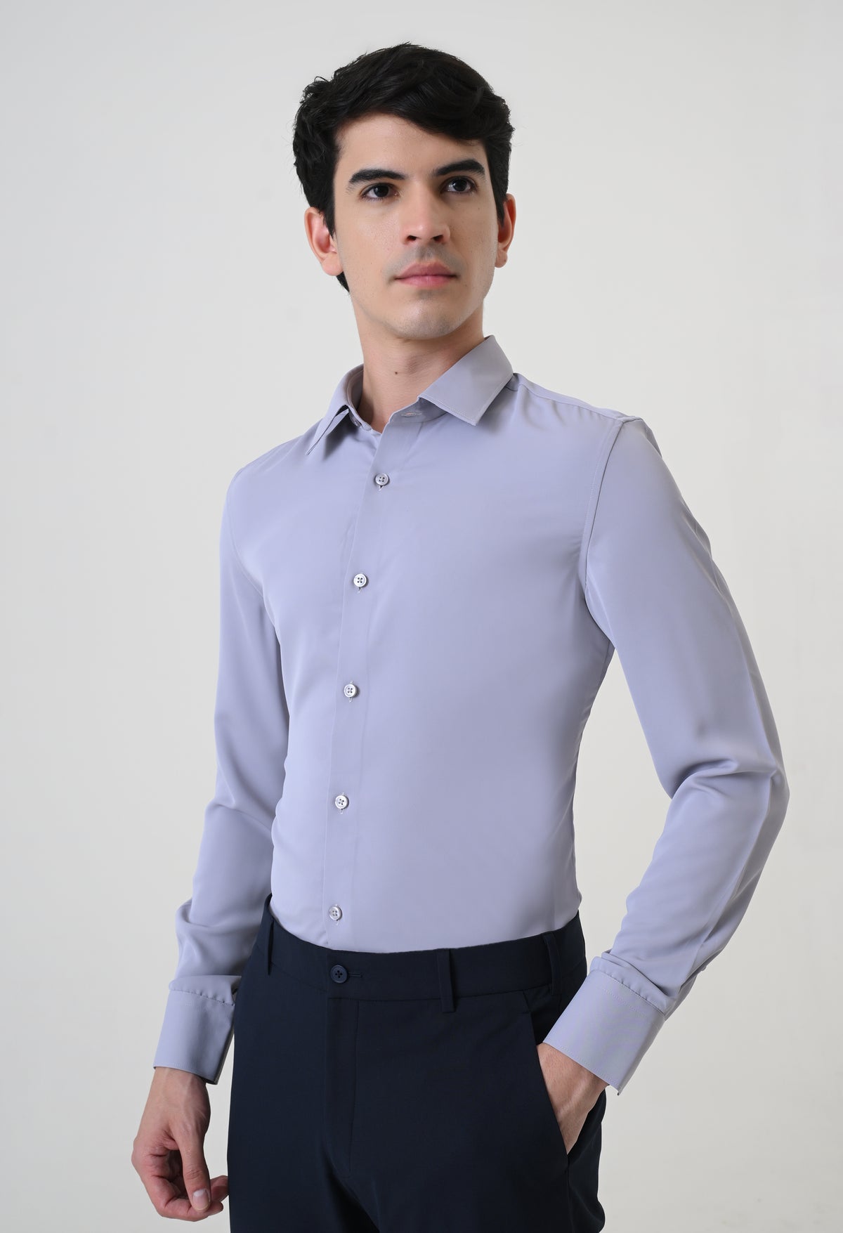 Wrinkle Free Shirt - Grey