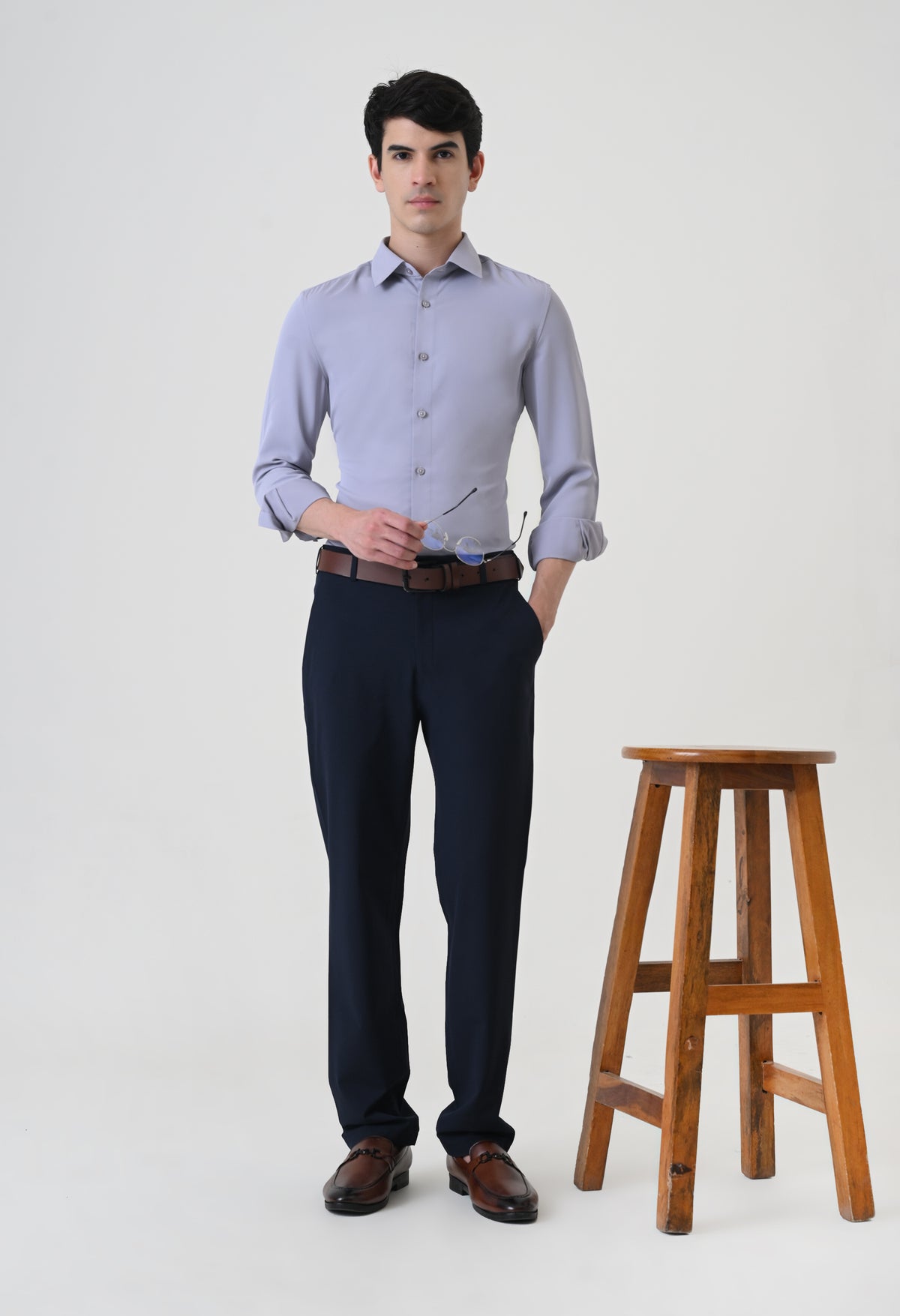 Wrinkle Free Shirt - Grey