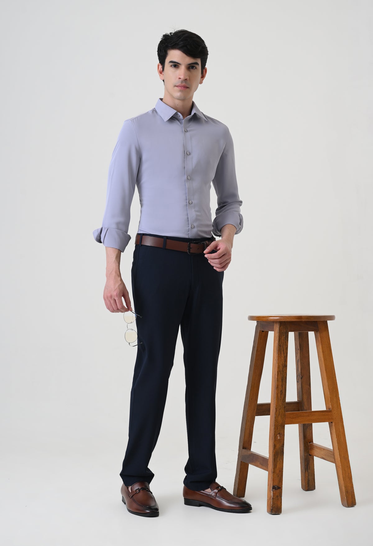 Wrinkle Free Shirt - Grey
