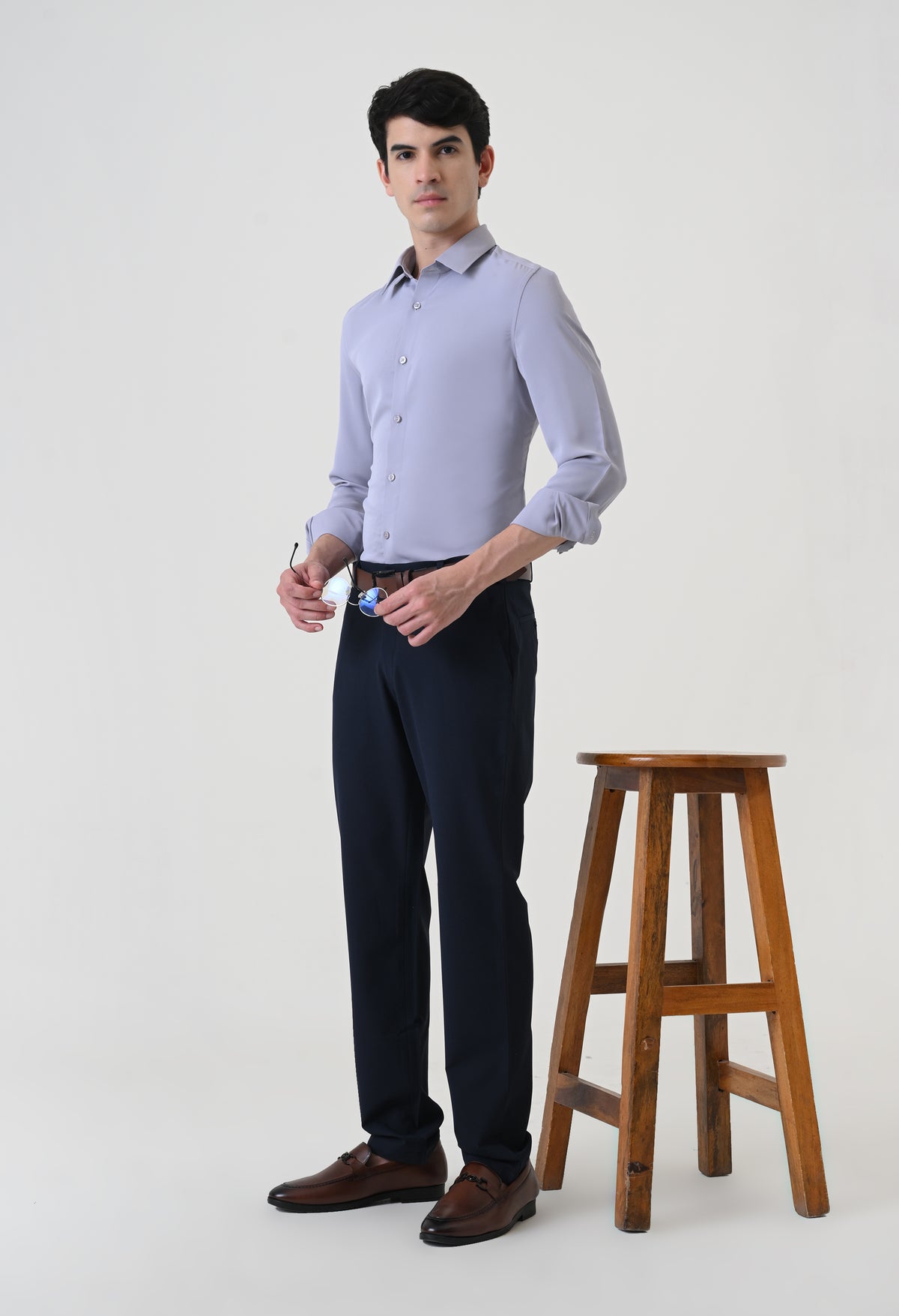 Wrinkle Free Shirt - Grey