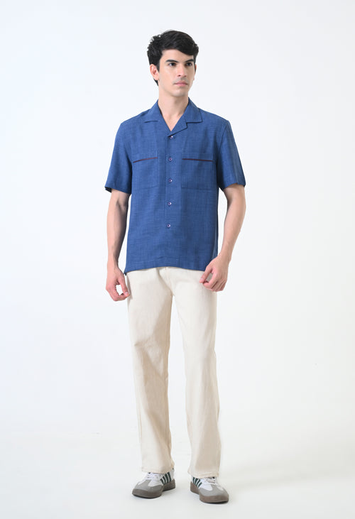 Blue Box Fit Shirt