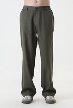 Olive Green Linen Co-ord Set