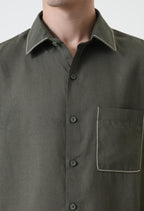 Olive Green Linen Co-ord Set