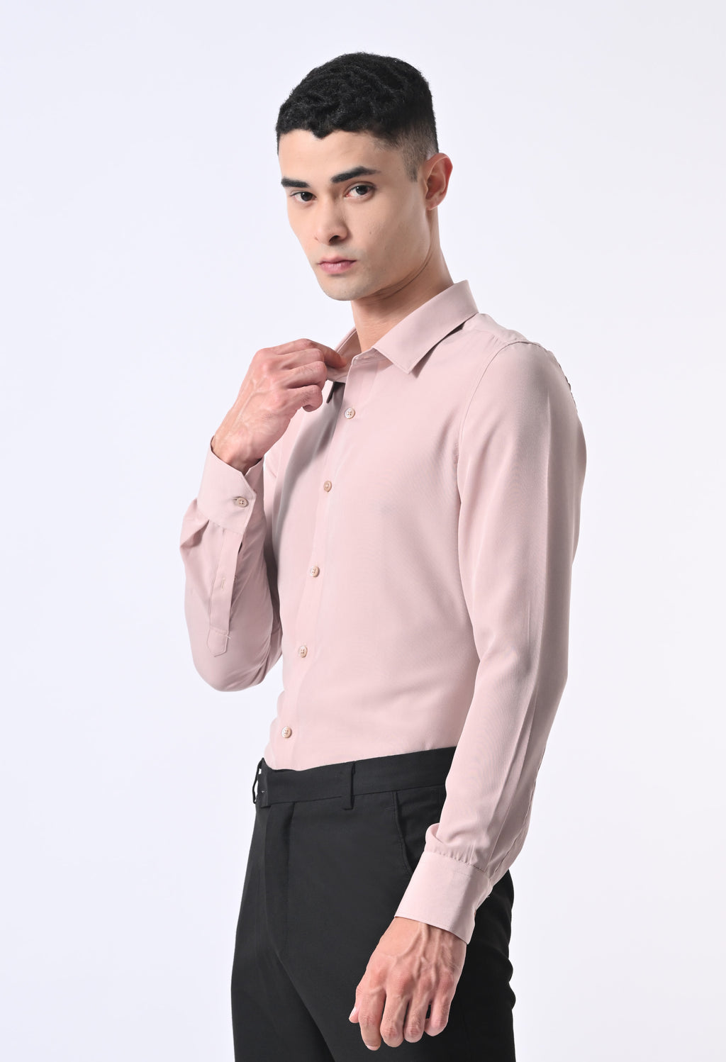 SOFT WRINKLE FREE SHRIT - SKIN COLOUR