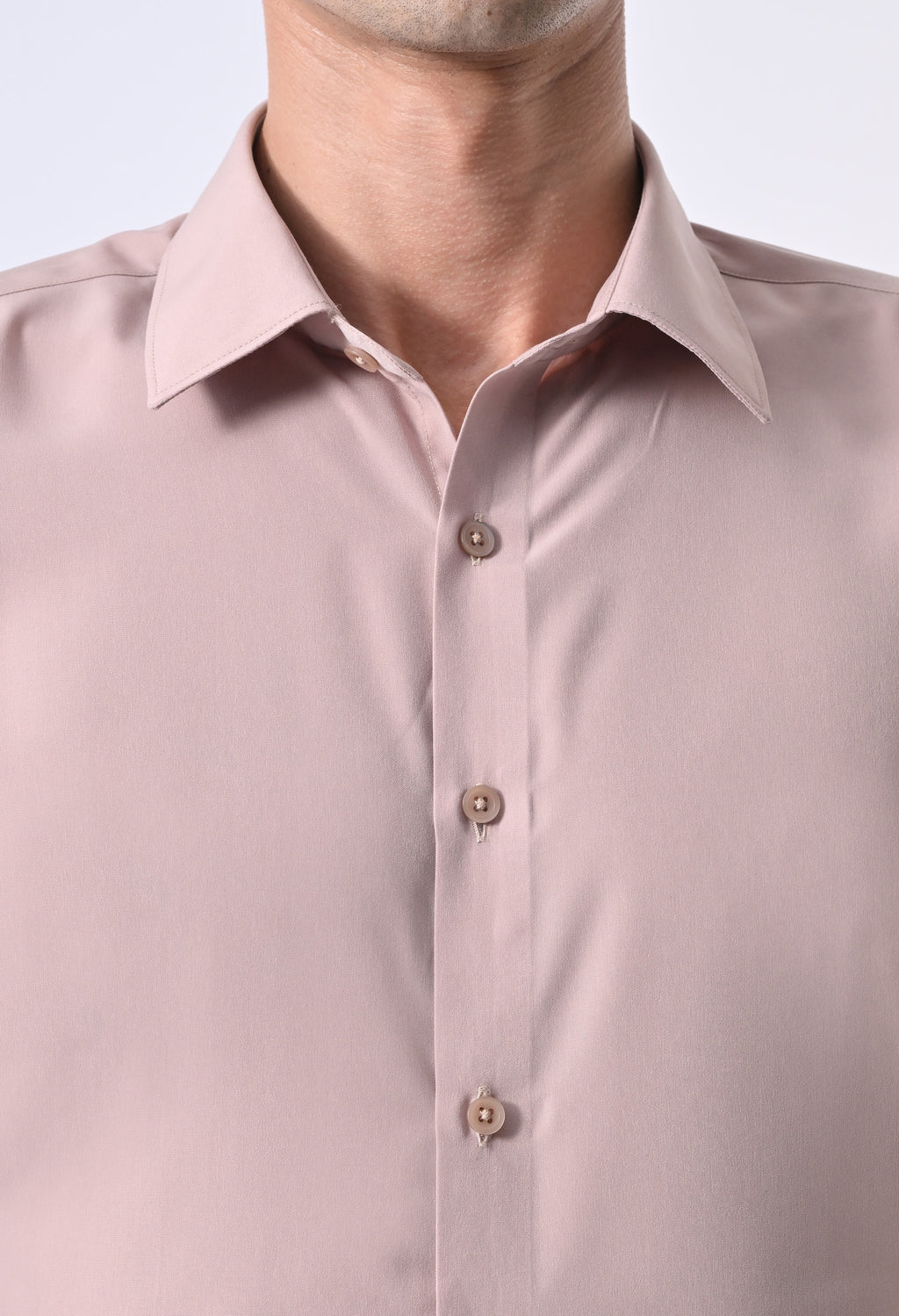 SOFT WRINKLE FREE SHRIT - SKIN COLOUR
