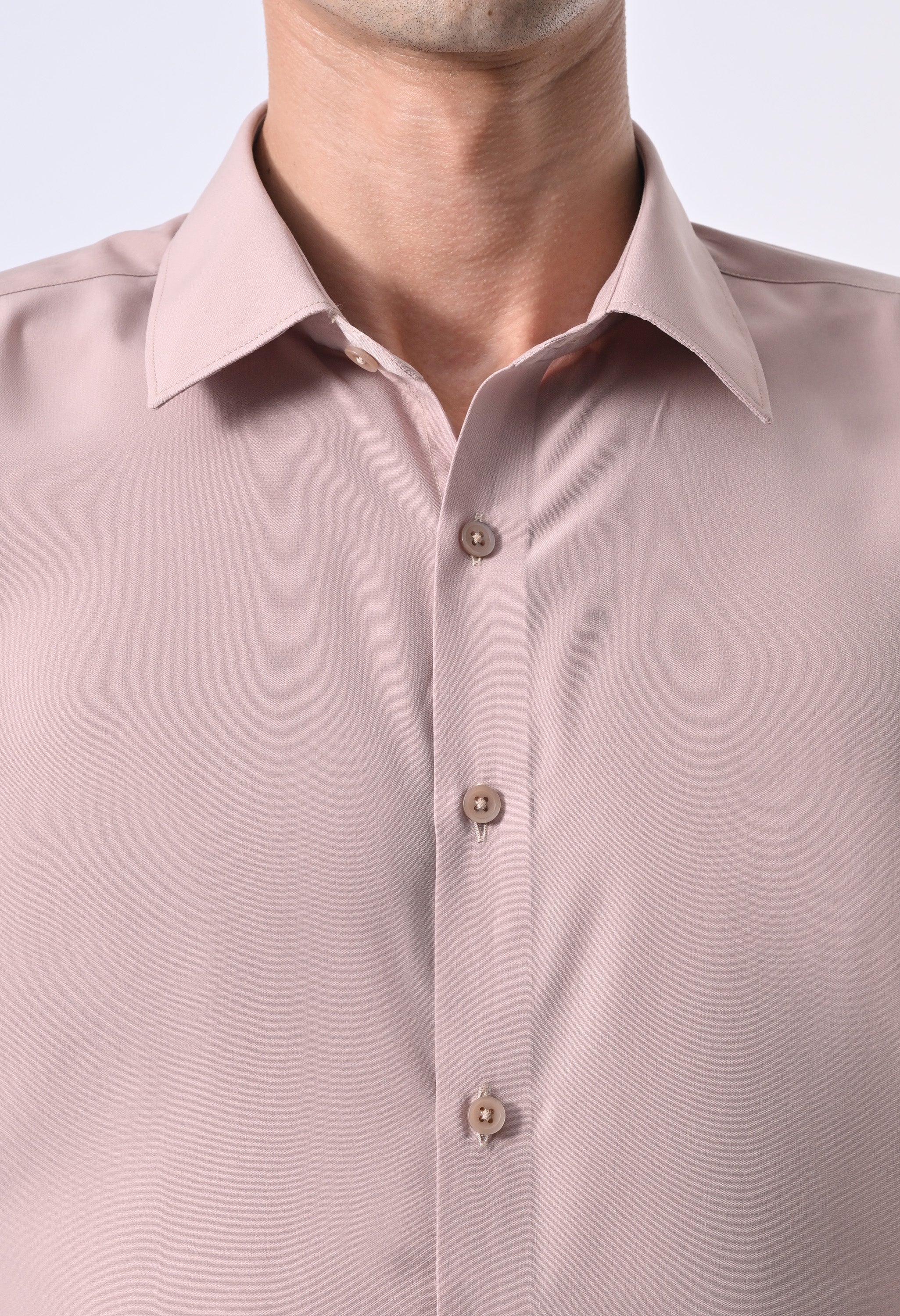 SOFT WRINKLE FREE SHRIT - SKIN COLOUR