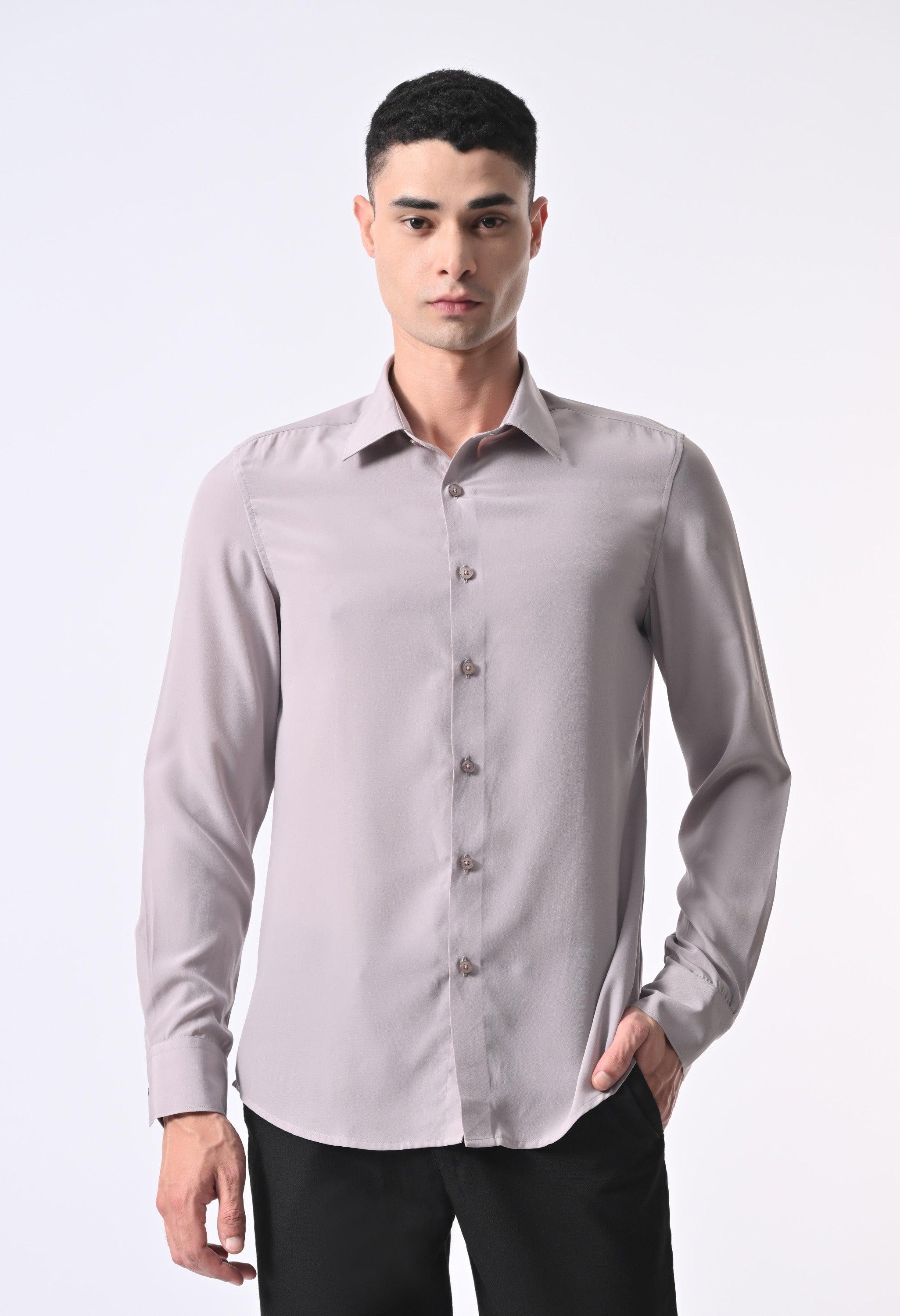 SOFT WRINKLE FREE SHIRT - GRIEGE