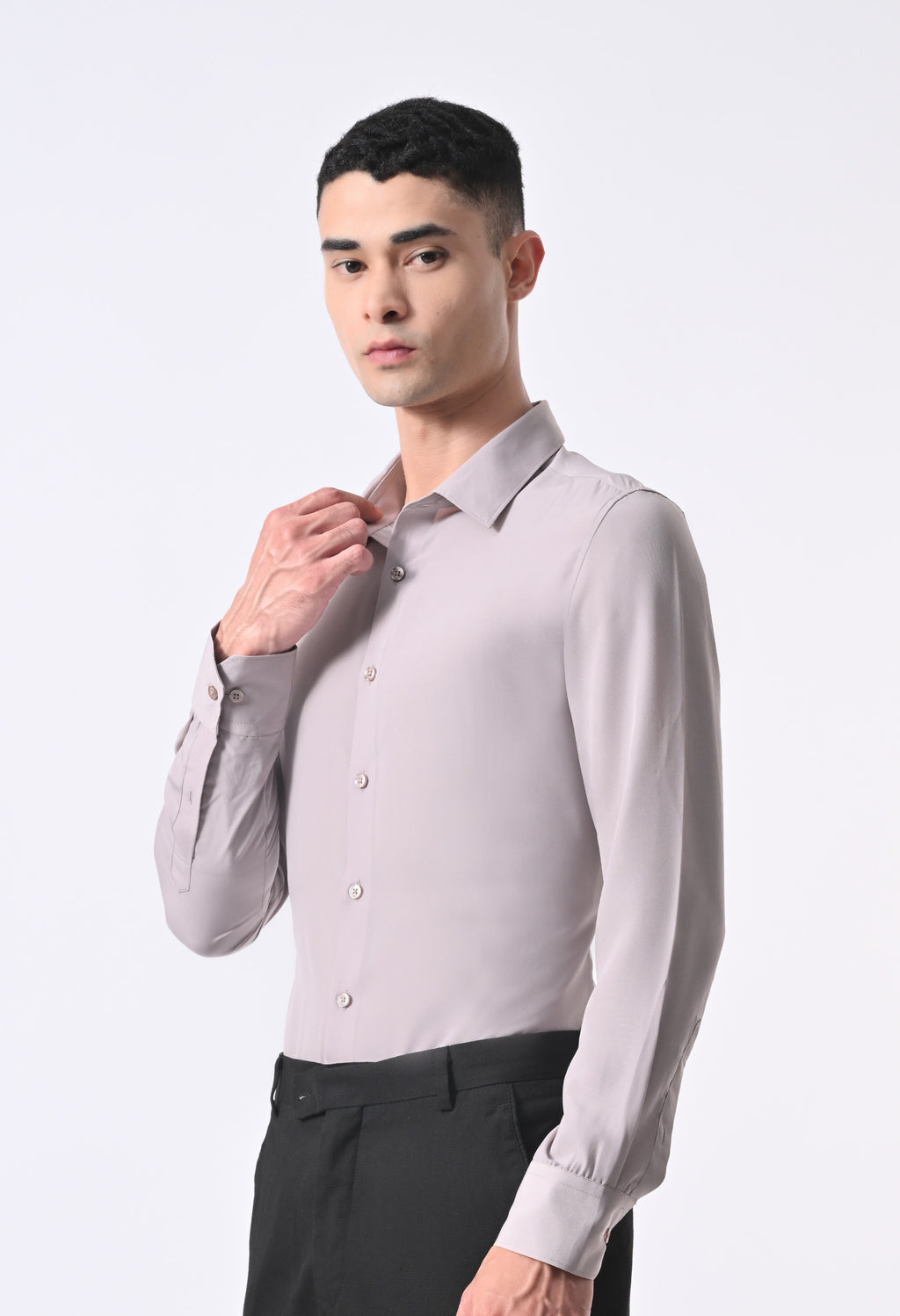 SOFT WRINKLE FREE SHIRT - GRIEGE