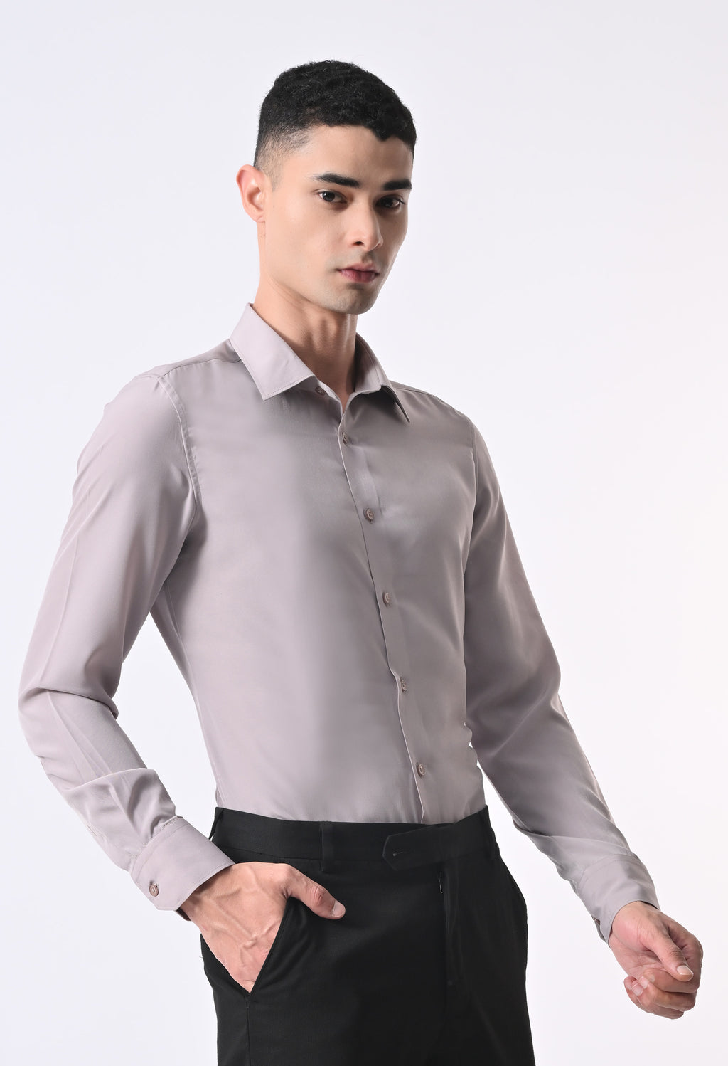 SOFT WRINKLE FREE SHIRT - GRIEGE