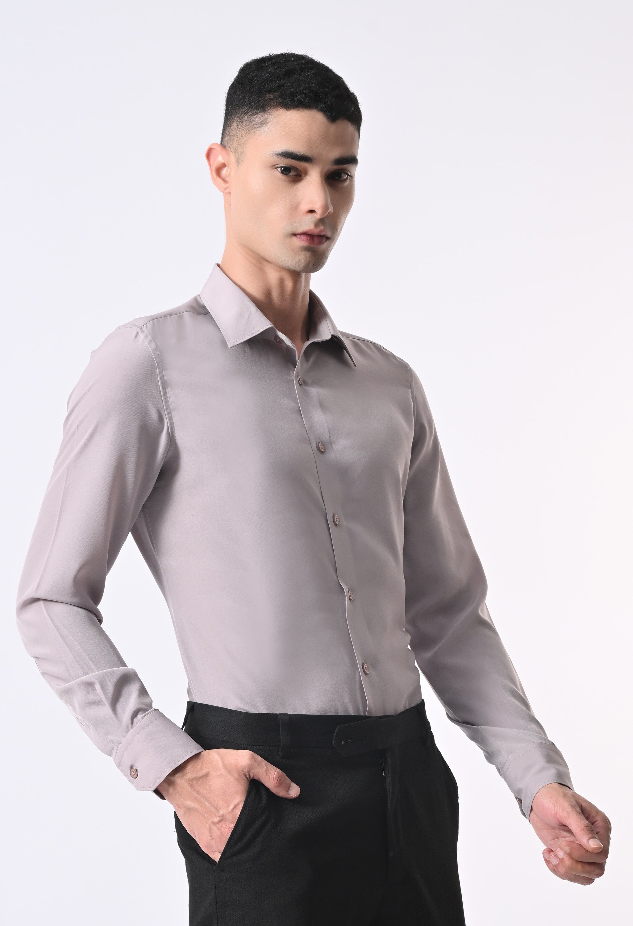 SOFT WRINKLE FREE SHIRT - GRIEGE