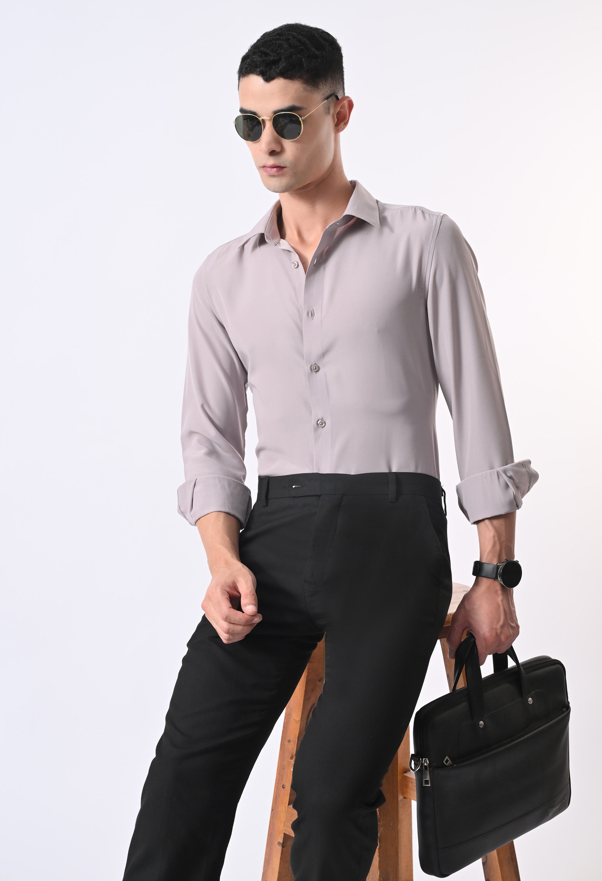 SOFT WRINKLE FREE SHIRT - GRIEGE