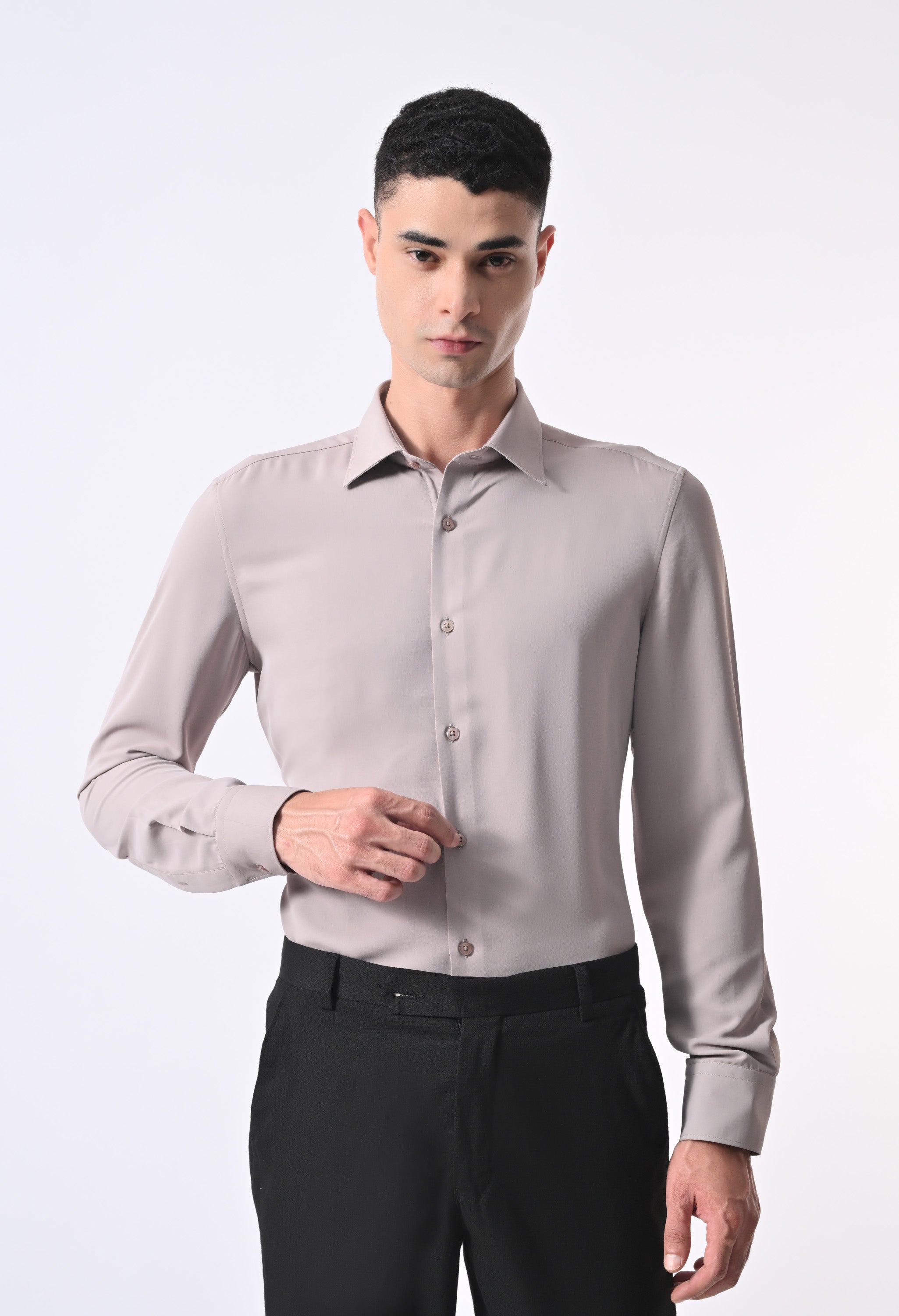 WRINKLE FREE SHIRT - MOOSE