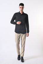 WRINKLE FREE SHIRT - BLACK